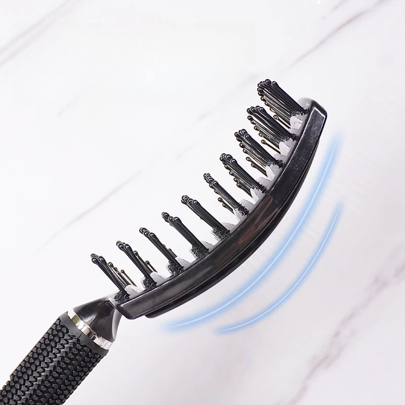 新疆仓直发美发大背头造型梳卷发塑料排骨大弯梳子tagak新疆包邮