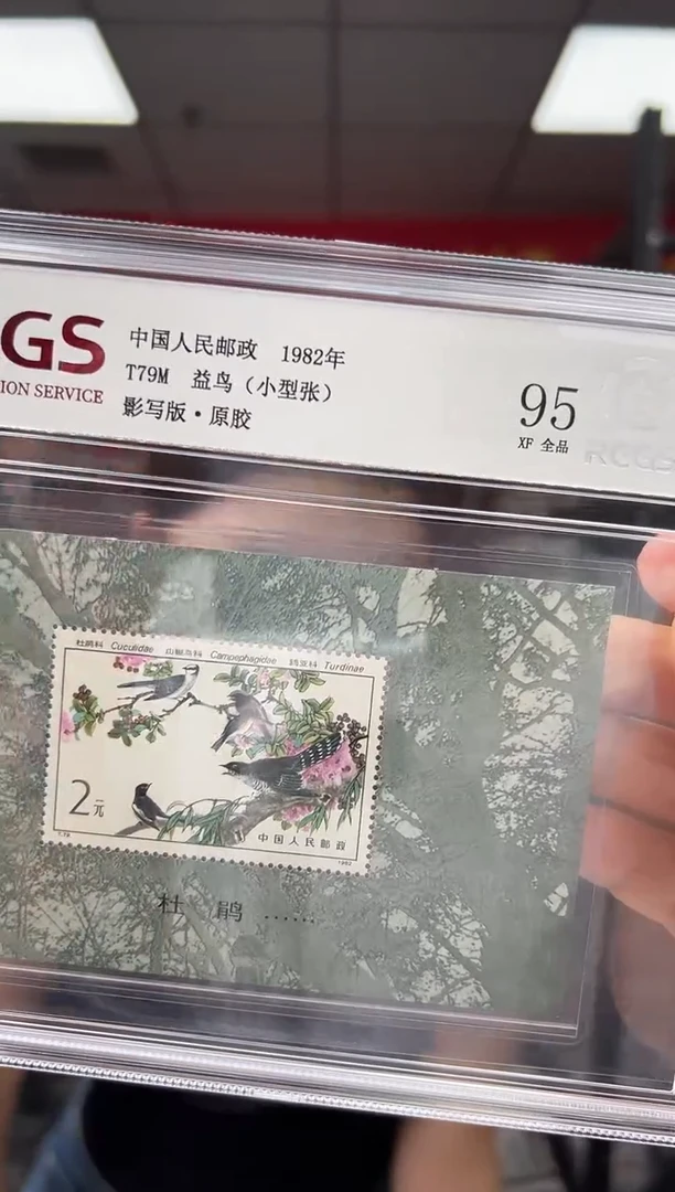 T79M 益鸟 邮票 小型张 精大盒 RCGS评级 原胶