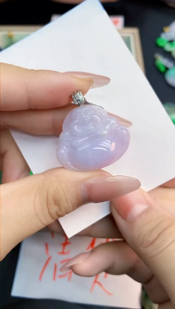 翡翠未镶嵌吊坠(不含链)1