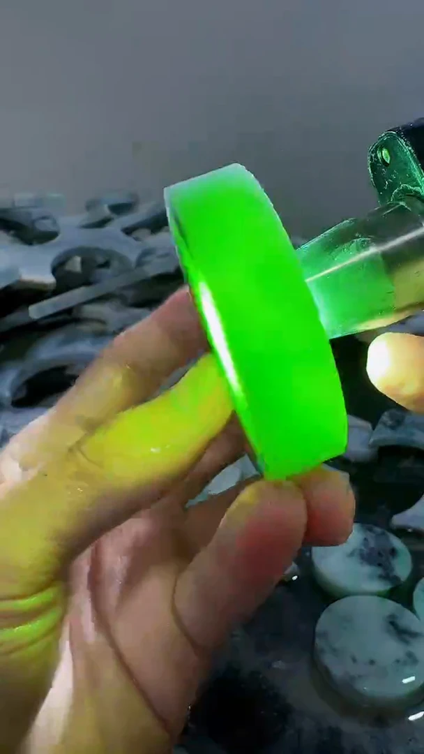 裸石翡翠缅甸翡翠A货文141