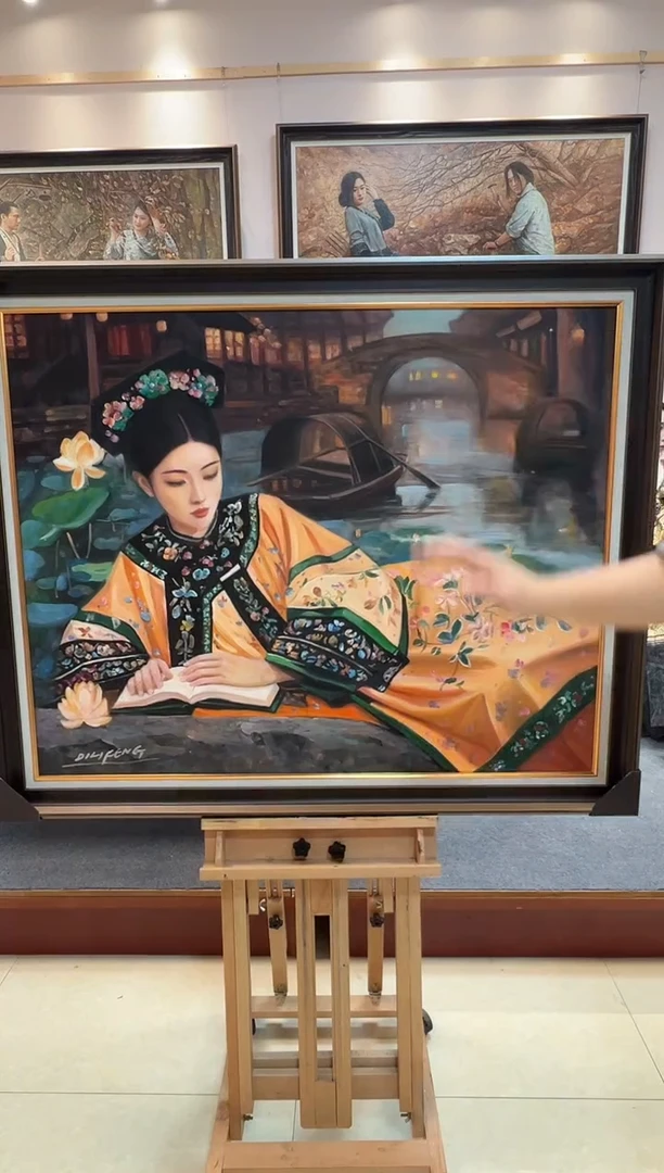 油画邸立丰-80X100CM-国画作品