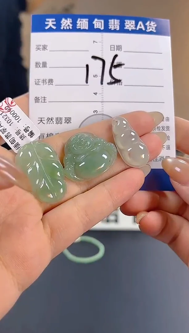 颈饰未镶嵌翡翠纯天然缅甸翡翠A货