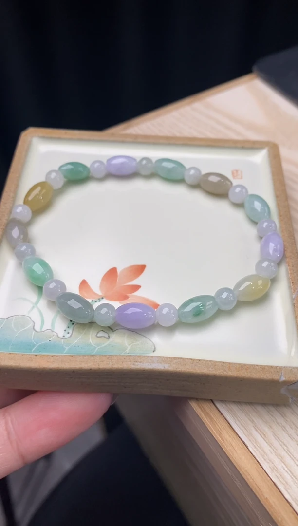 【闪购商品】翡翠手链未镶嵌手串105