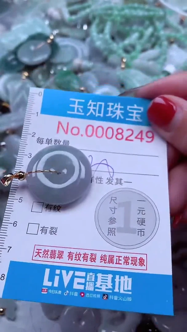 吊坠(不含链)未镶嵌翡翠8249