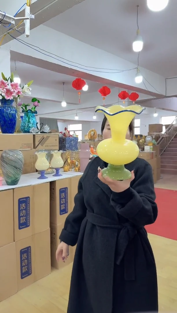 【闪购商品】无铅玻璃洛芙花器-h-早20