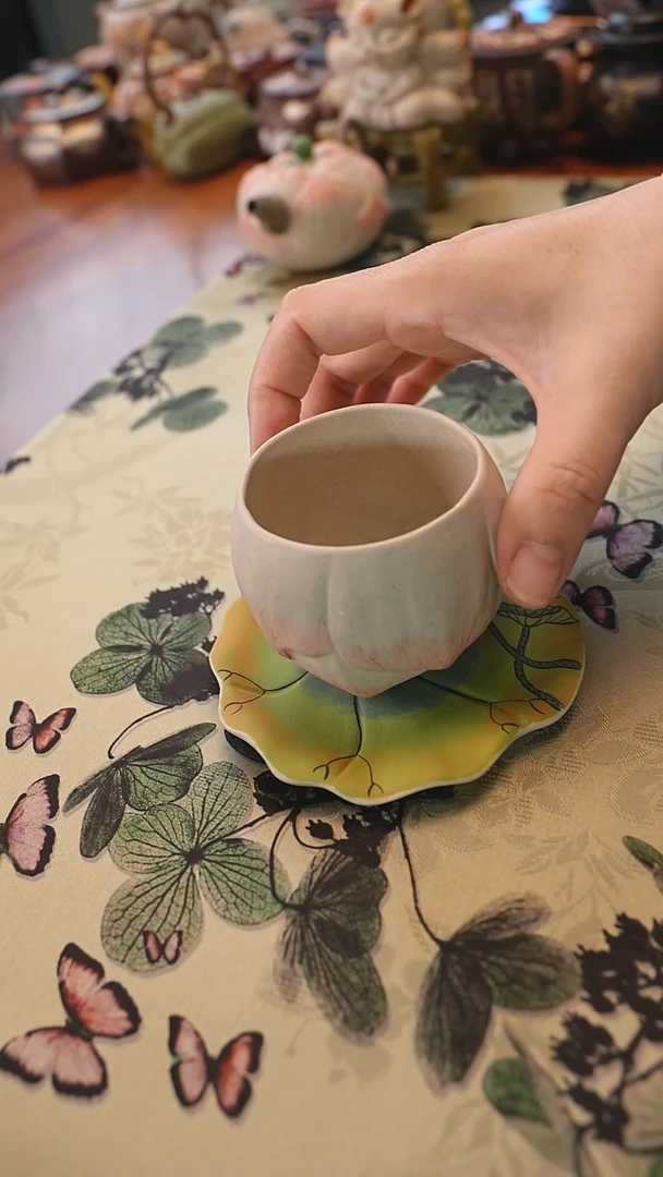 茶壶紫砂宜兴紫砂  莲花 花苞杯