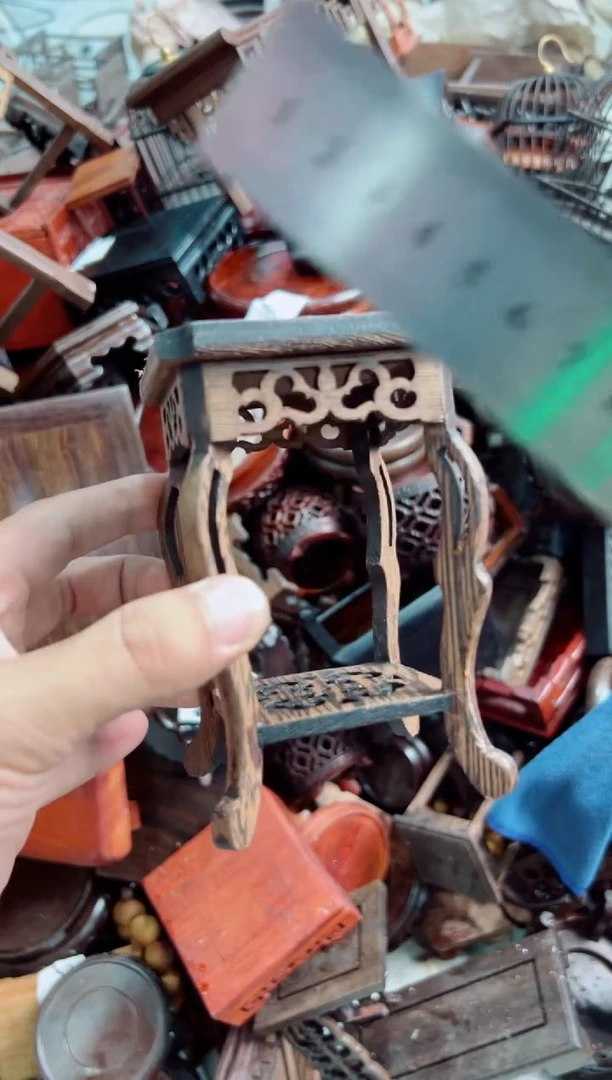 木100底座花架摆件处理