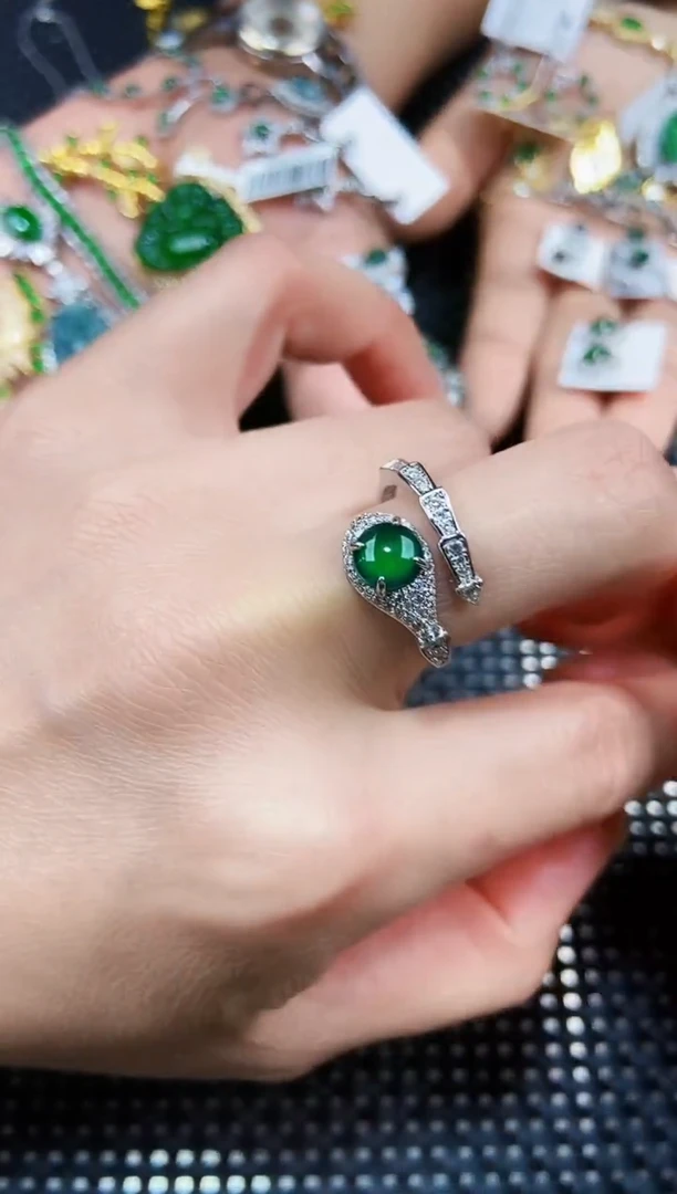 【闪购商品】翡翠戒指未镶嵌111111111