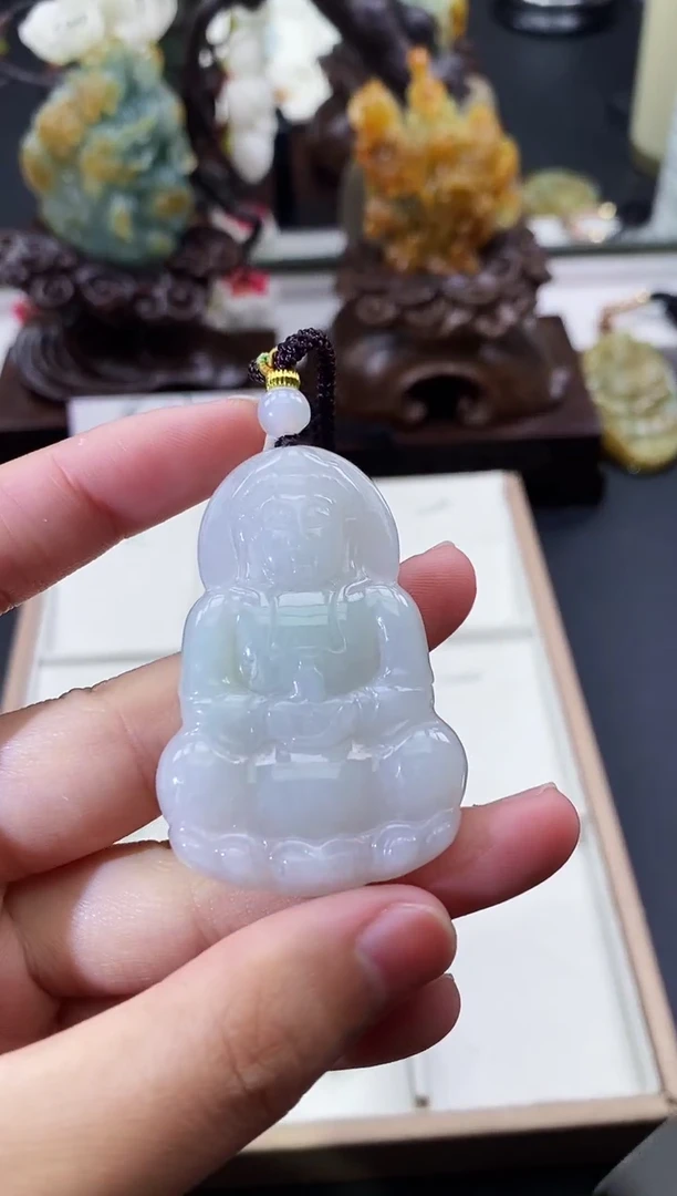 颈饰未镶嵌翡翠天然缅甸A货翡翠