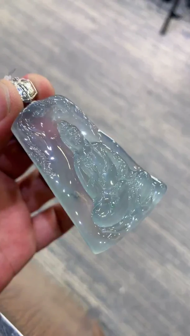 颈饰未镶嵌翡翠天然A货翡翠