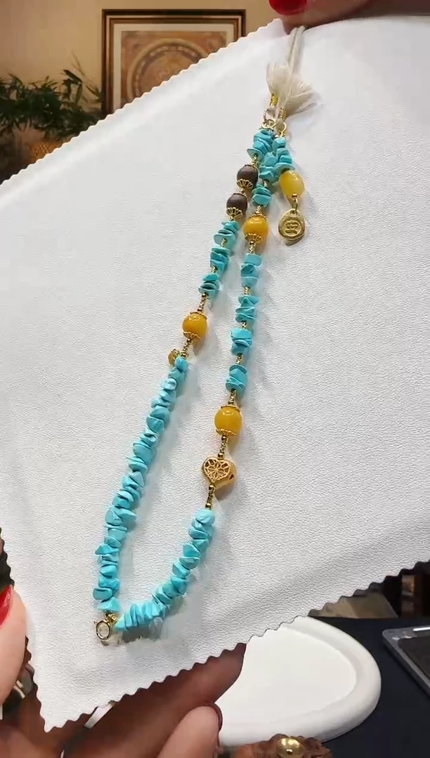 未镶嵌绿松石颈饰万能链