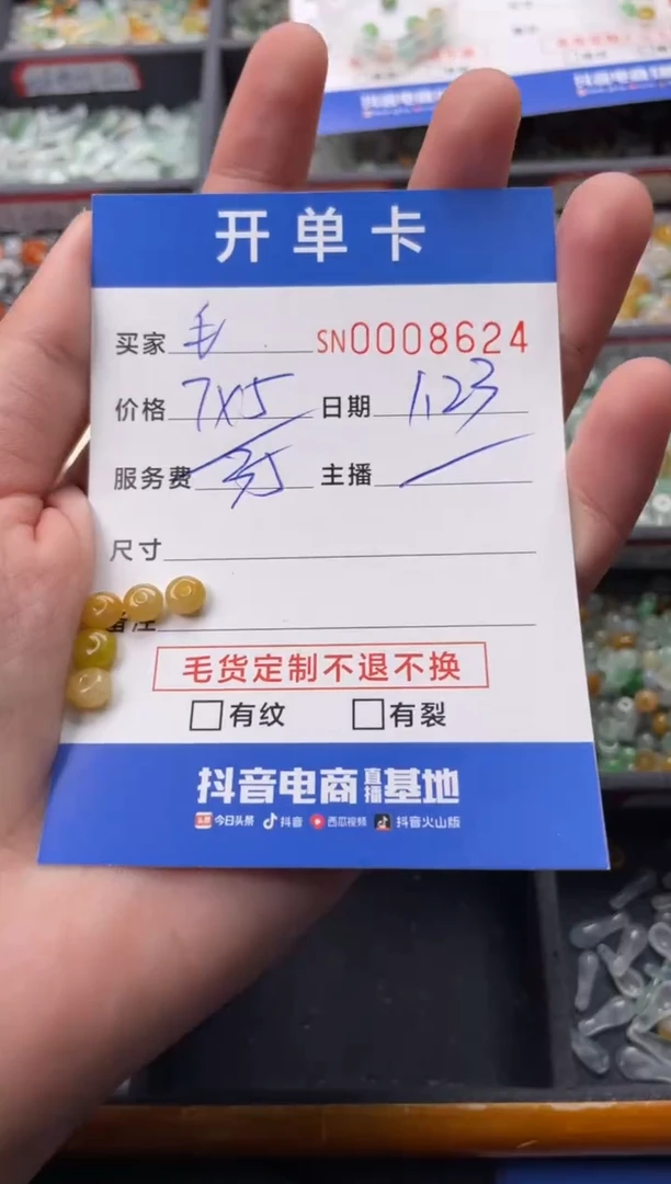 【闪购商品】翡翠颈饰未镶嵌00008624