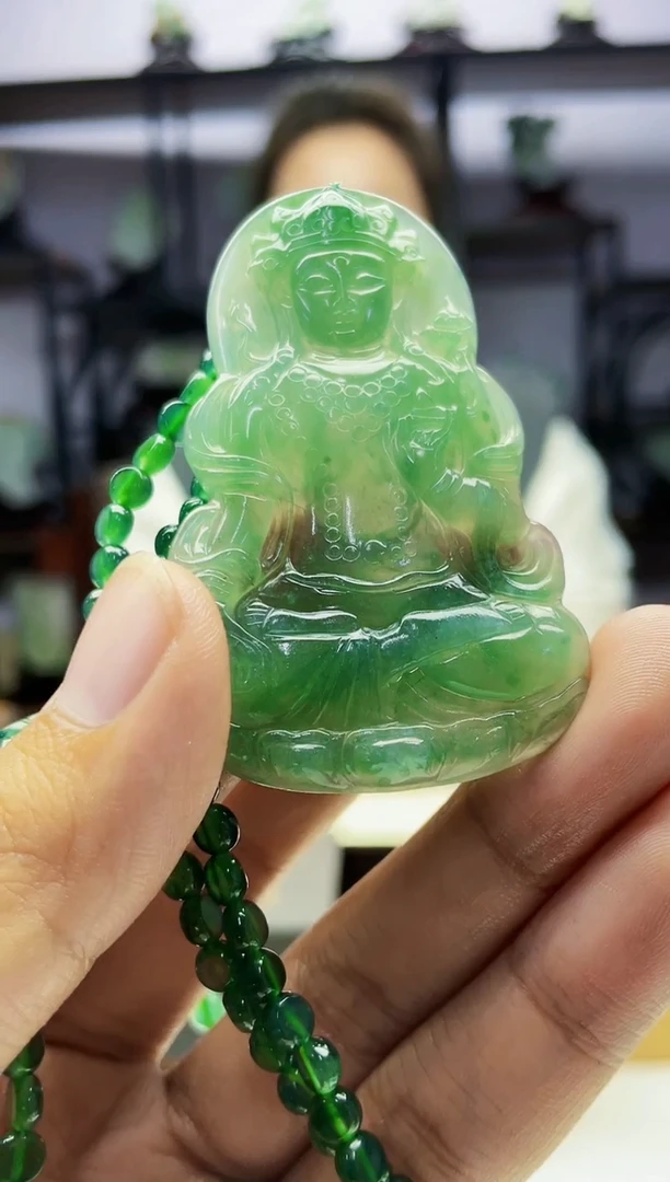 【闪购商品】定制翡翠未镶嵌毛货02190041多样性发其一