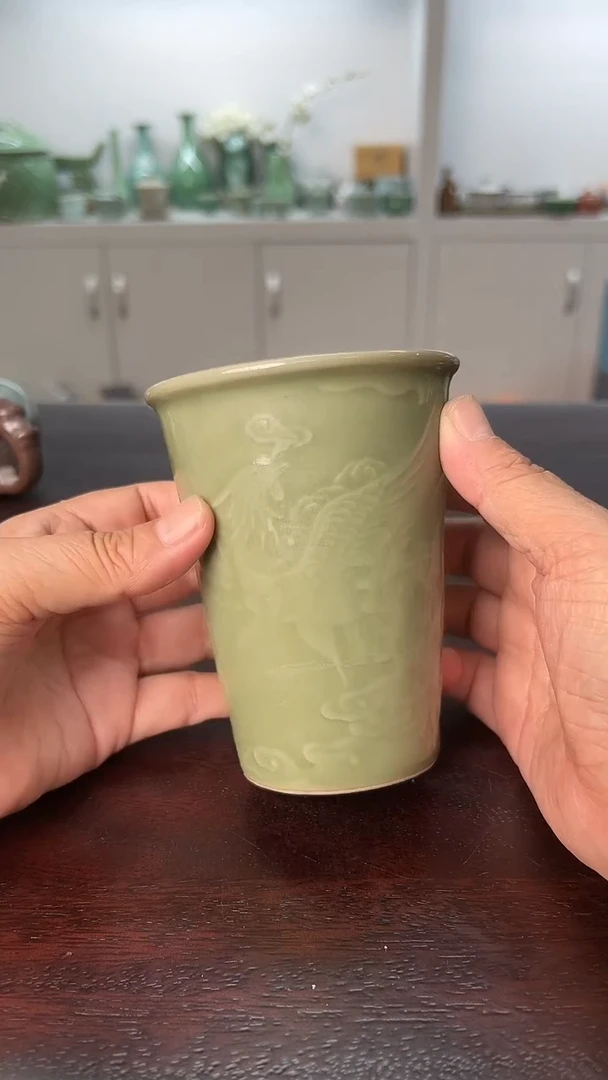 龙泉云间青瓷小米茶器