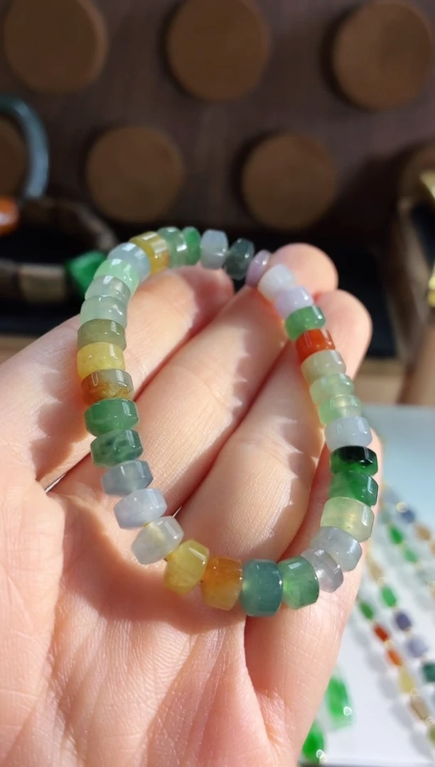 未镶嵌手链翡翠手串