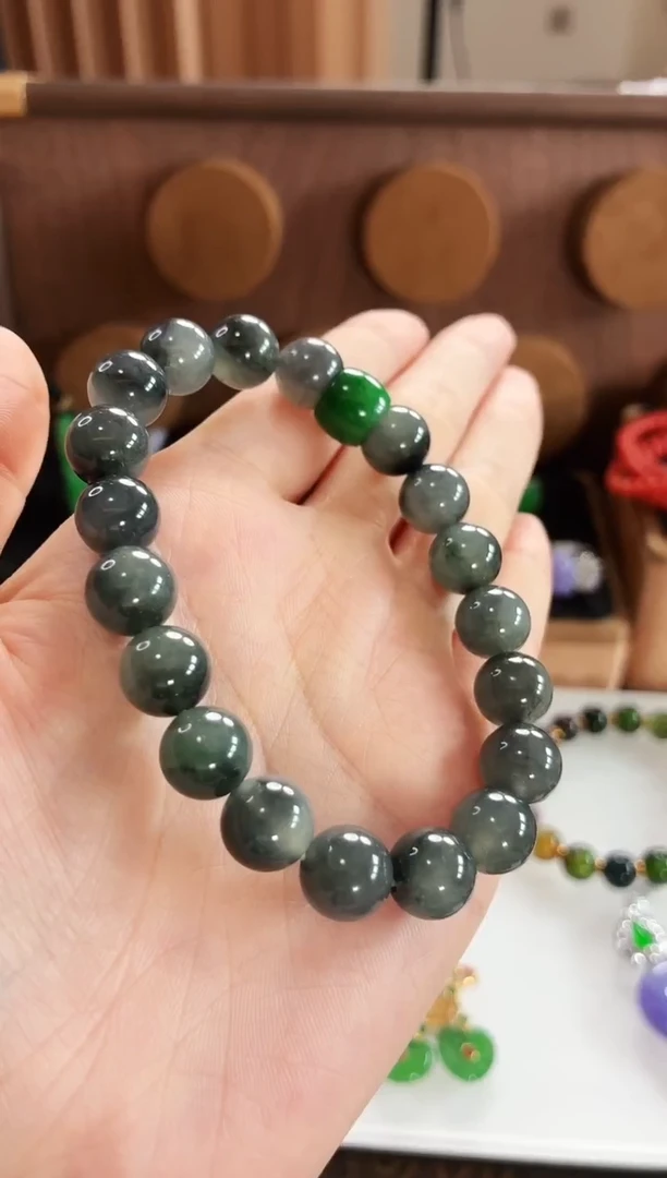 未镶嵌手链翡翠手串