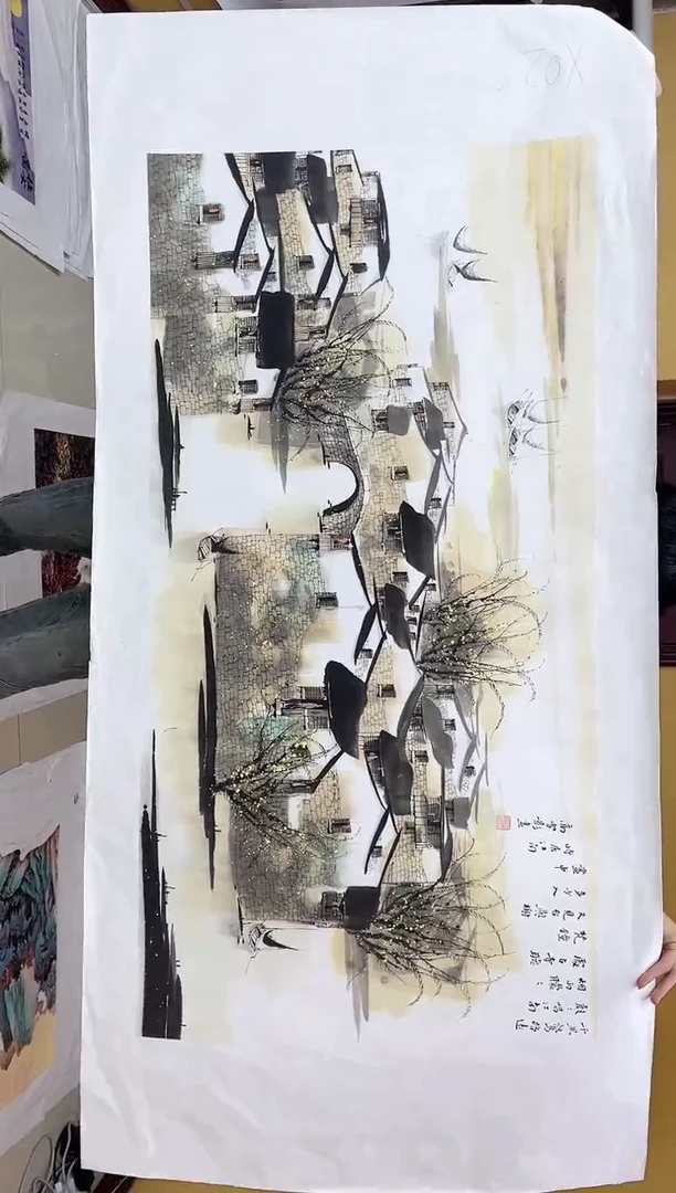 国画九霄甄选国画作品x026