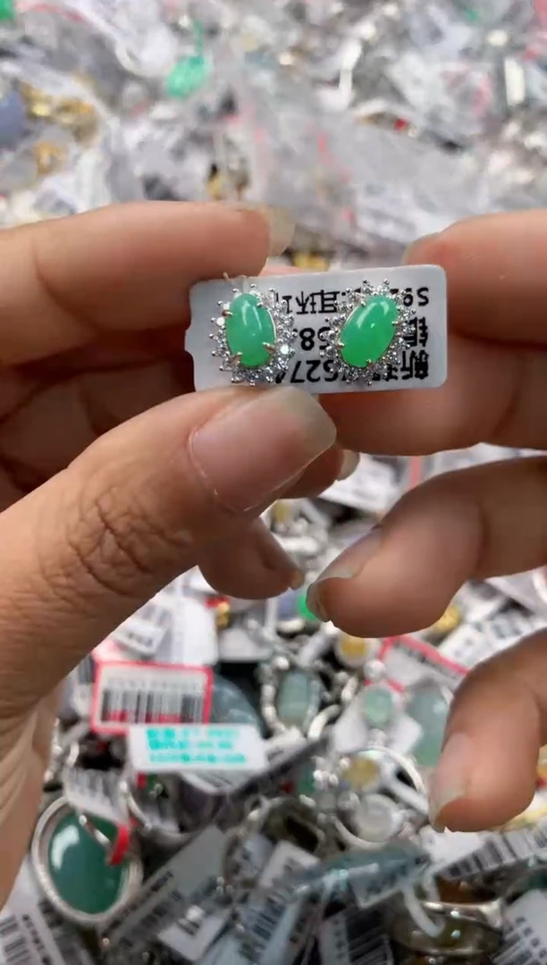 银S925镶嵌戒指翡翠11-11-11      3