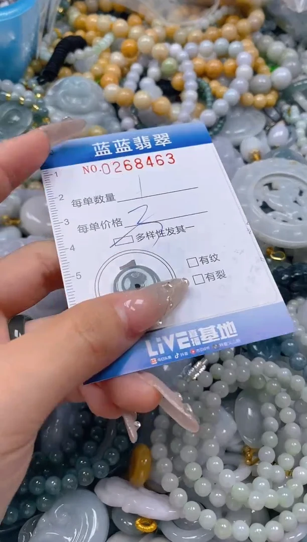 翡翠未镶嵌颈饰闪购0268463多样性发其一