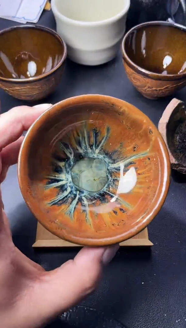 茶盏169叶紫建盏