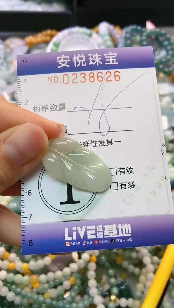 翡翠未镶嵌颈饰闪购0238626