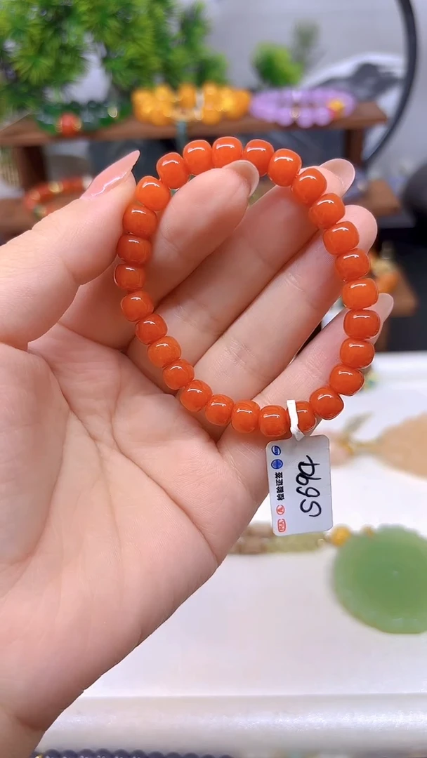 未镶嵌手链南红玛瑙S694