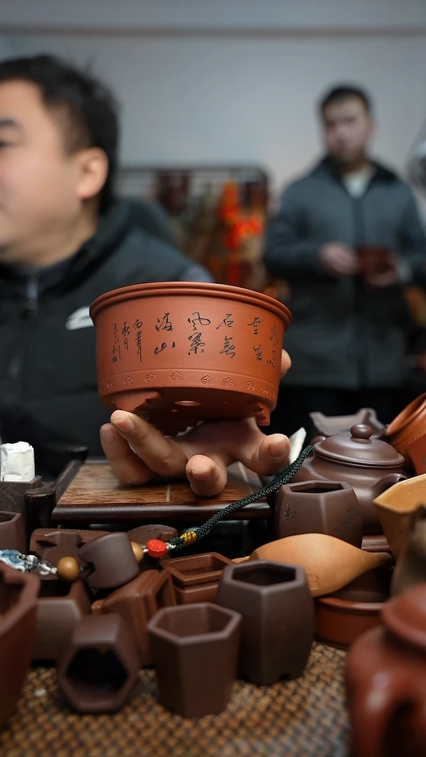 紫砂花盆長木軒精品紫砂