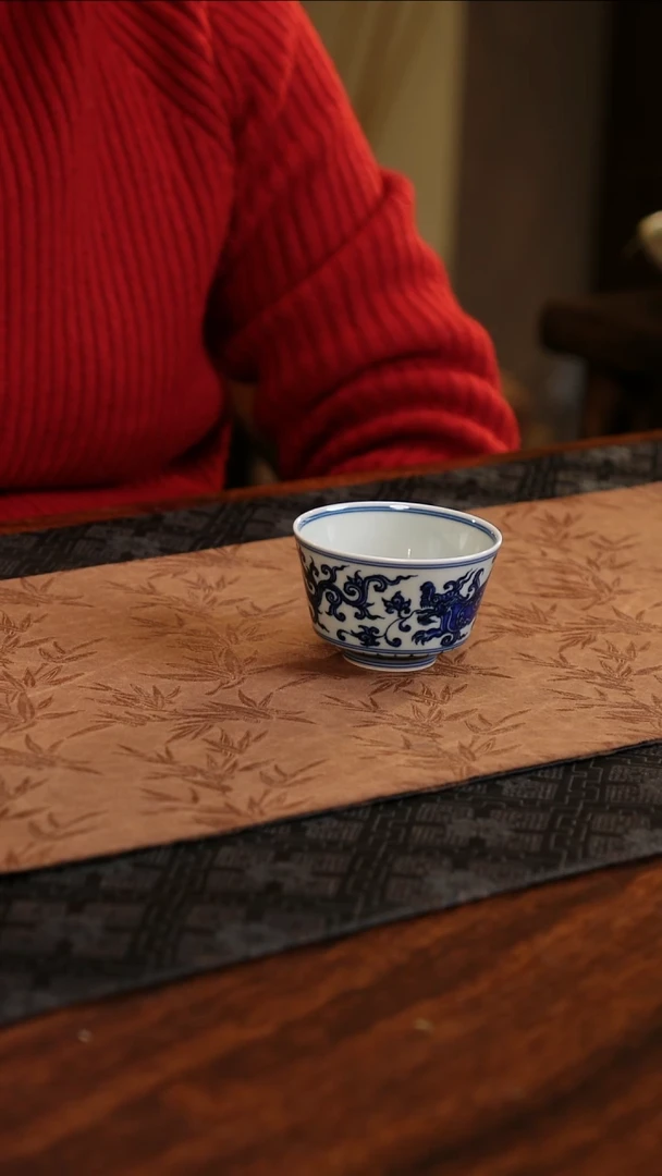 【闪购商品】杯子莹焰堂夔龙马蹄杯