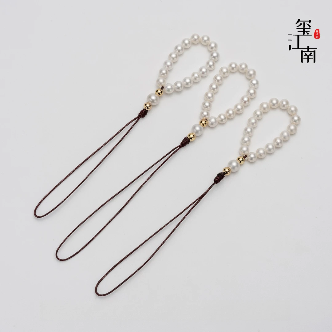 甜甜圈挂件｜淡水珍珠挂链手机链钥匙链4-5mm 多样性发1 GJ003