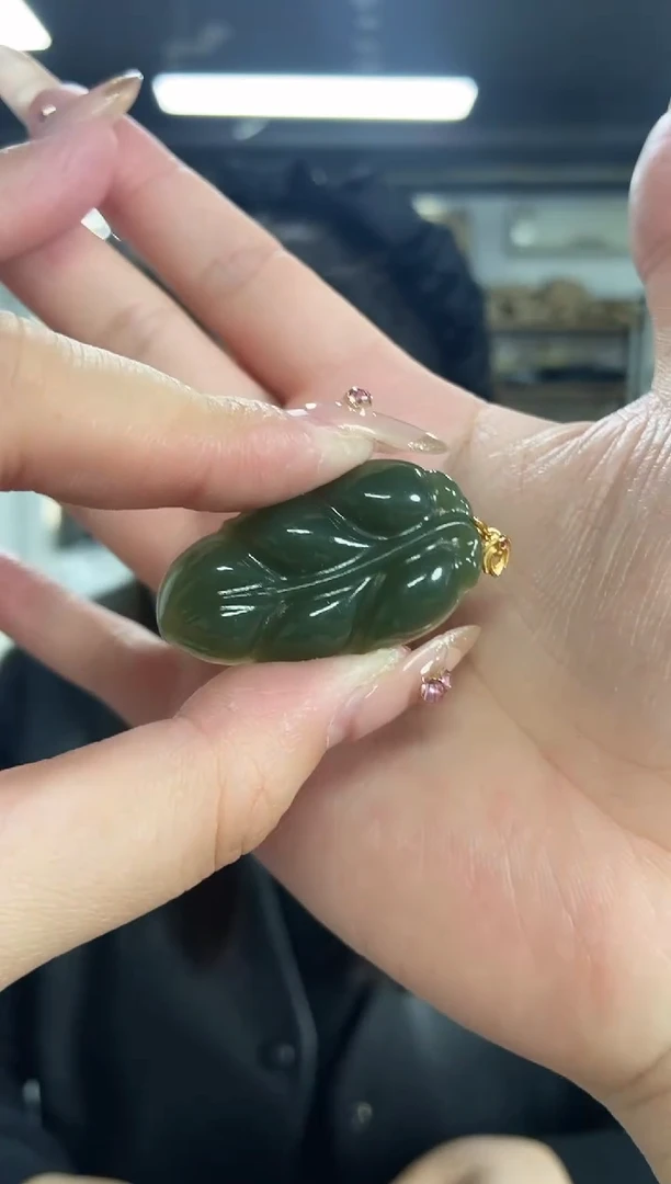 【闪购商品】和田玉吊坠银S925镶嵌多样性发其一颜色微差