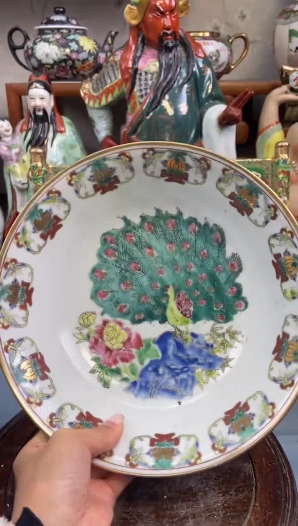 瓷片微瑕慎拍景德镇窑老厂瓷器单件