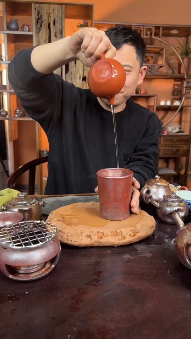 【闪购商品】紫砂全手工仿古温茶炉