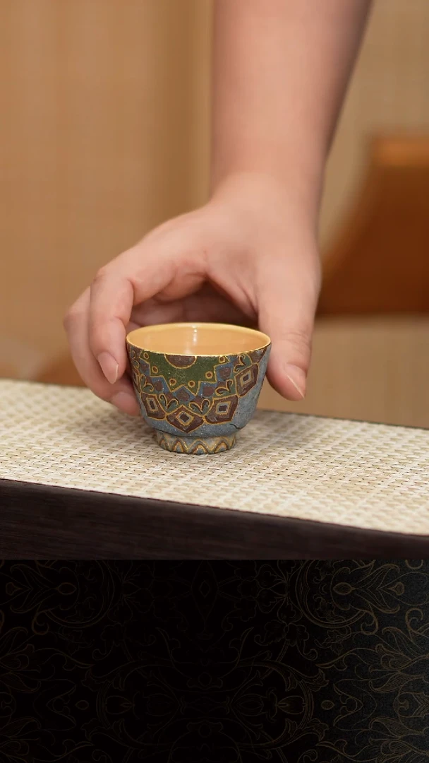 茶壶紫砂綄*敦煌杯