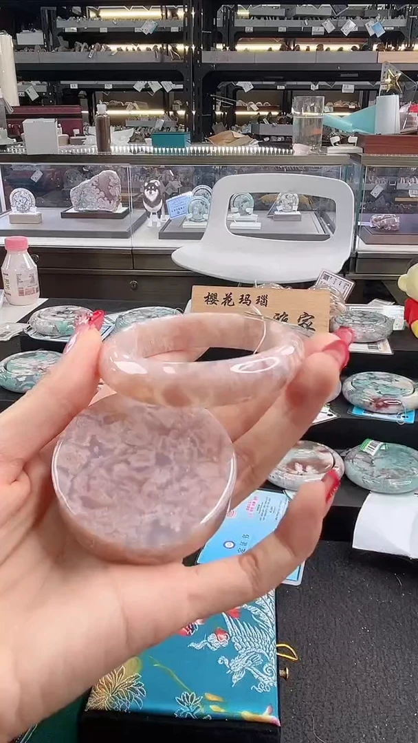 未镶嵌手镯石英质玉54圈口（赠品镯心）6321631