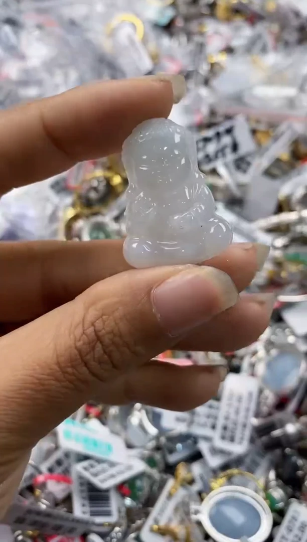 银S925镶嵌戒指翡翠999-----8