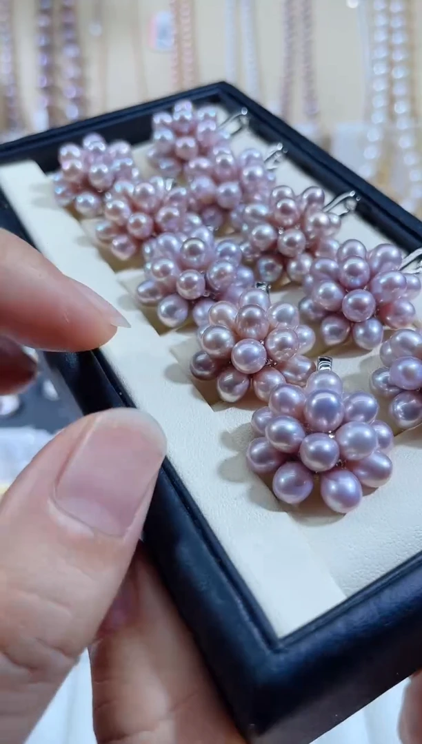 颈饰未镶嵌淡水珍珠爆米花万能扣吊坠多样性发其一