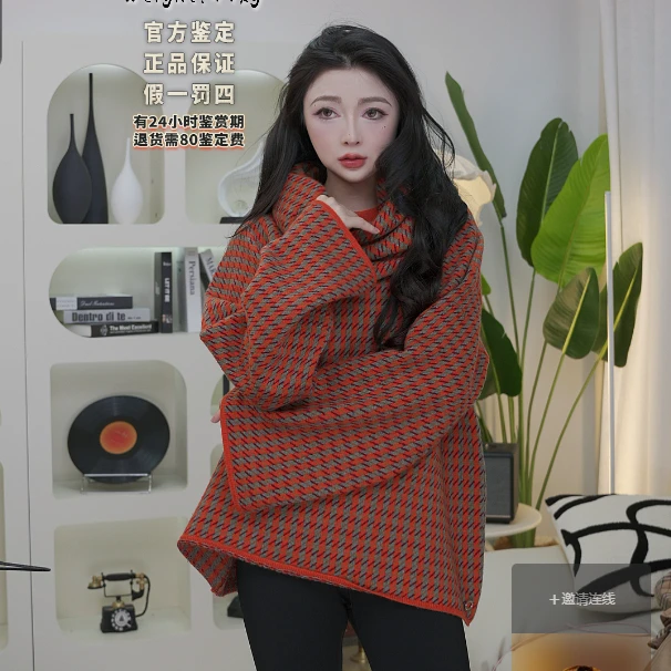 全新未使用 Hermes/爱马仕 可拆卸毛衣34码 SS326