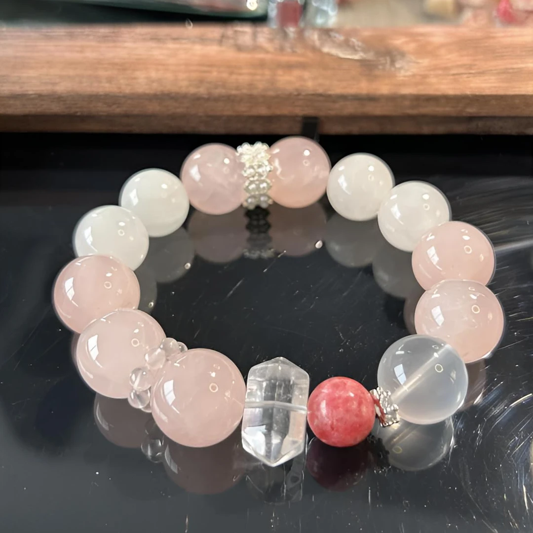 【粉樱花】y1046设计款多宝手链多样性发