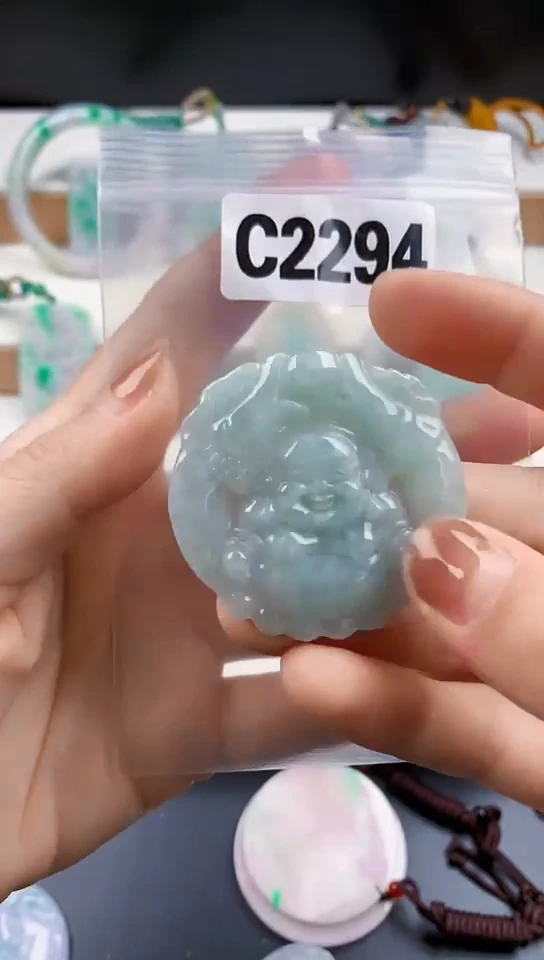 颈饰未镶嵌翡翠天然翡翠吊坠挂件