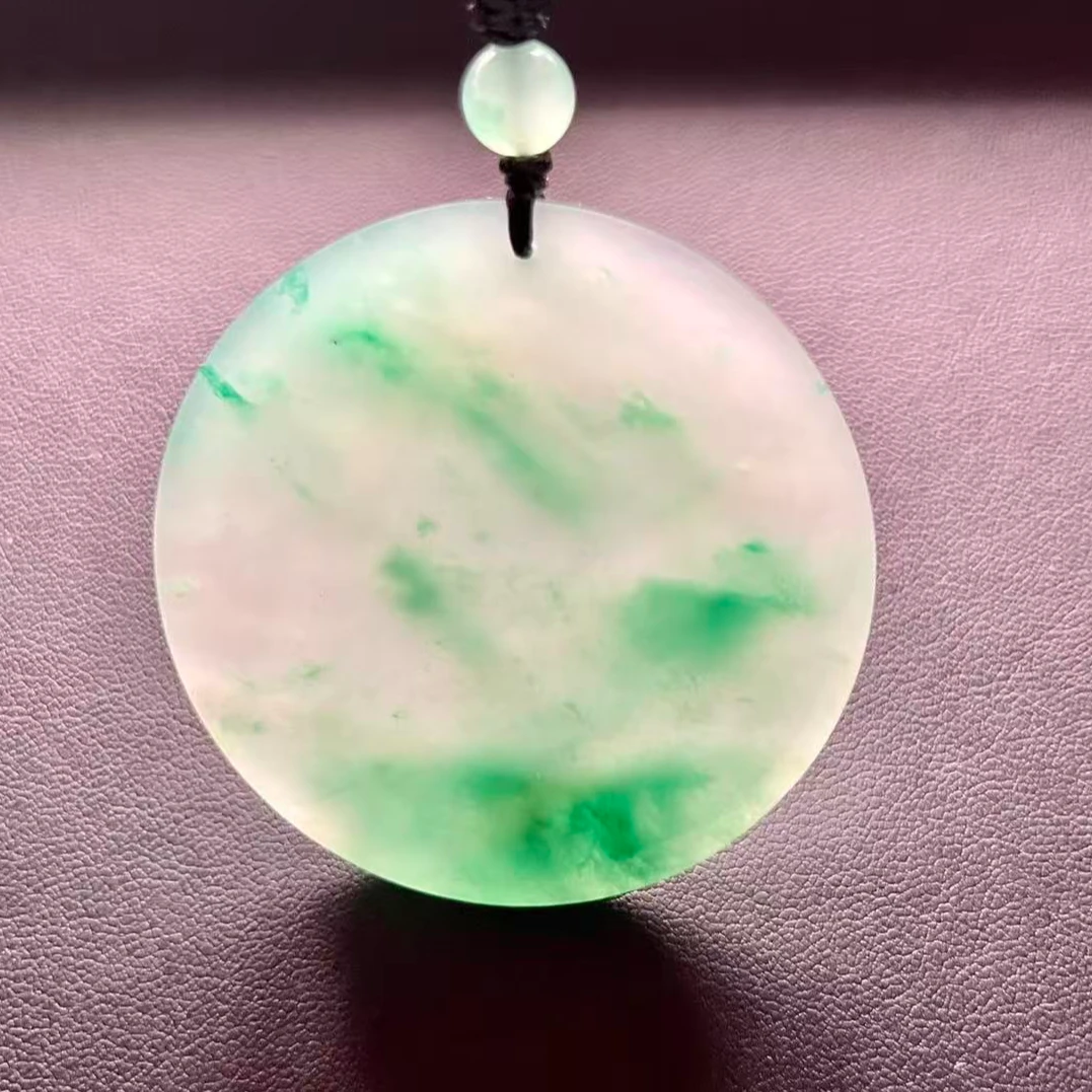 天然原色冰飘花翠手镯心【拍一发五】雕刻精品料【客服备注抛光打磨】