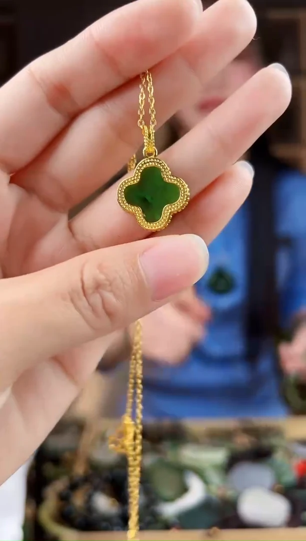 颈饰未镶嵌和田玉拍一发一，多样性发货