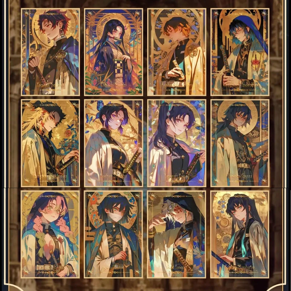 【拆袋】《鬼灭之刃》同人二创亚克力色纸盲盒（墨卡）