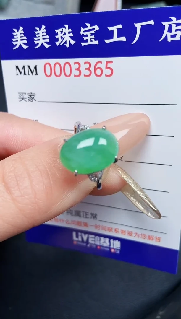 【闪购商品】翡翠颈饰银S925镶嵌3365