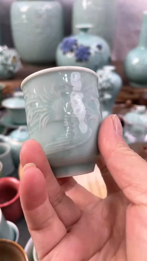 【闪购商品】特价 微瑕 慧仙青瓷