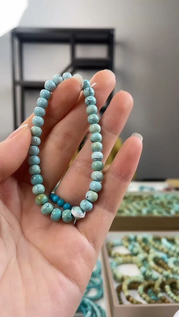 【闪购商品】绿松石珠宝奇石未镶嵌6+mm