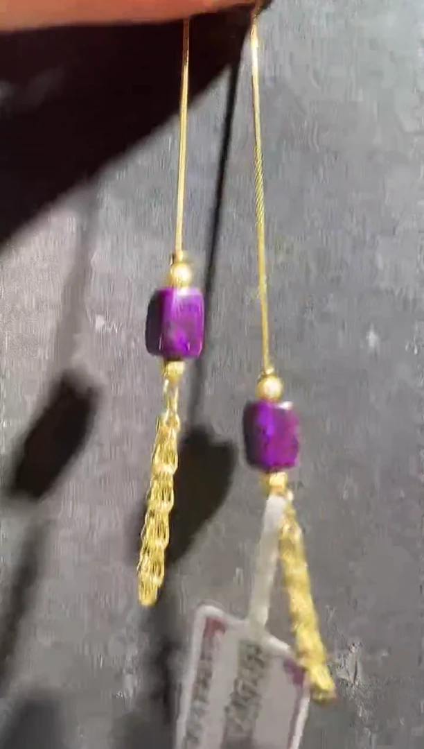 【闪购商品】苏纪石（舒俱来）耳饰银S925镶嵌多样性发一