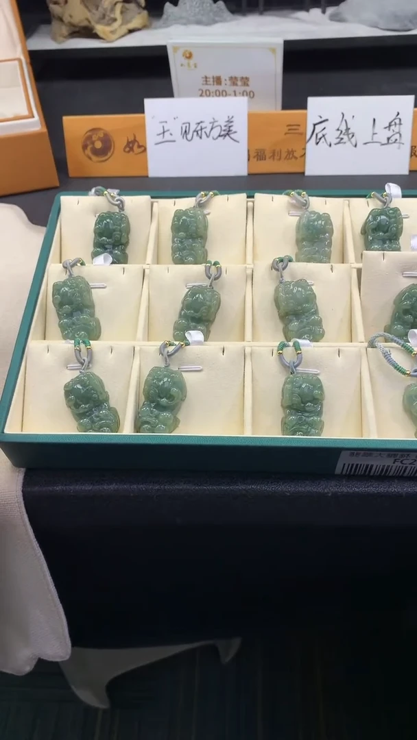 翡翠未镶嵌颈饰FC292 翡翠大貔貅 多样性发其一