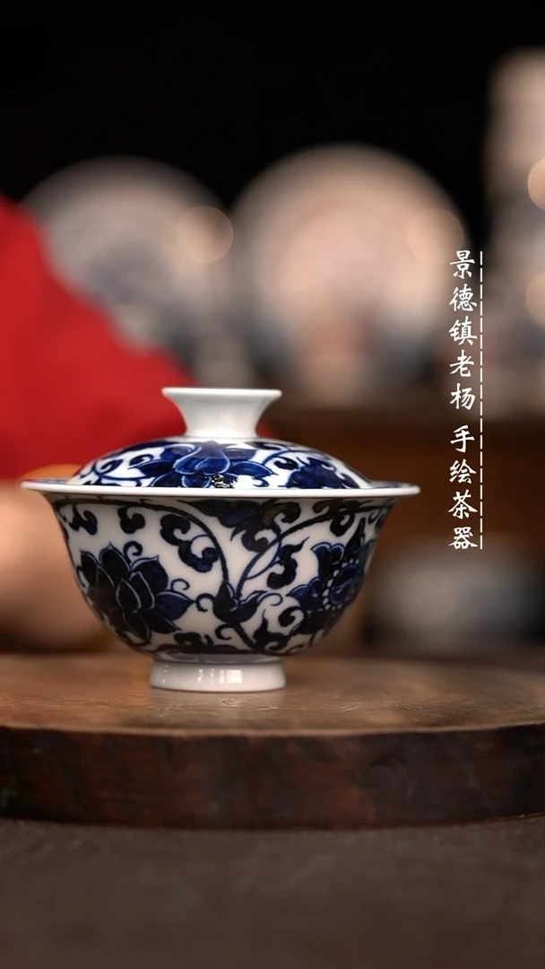 手绘茶器瑕不掩瑜100