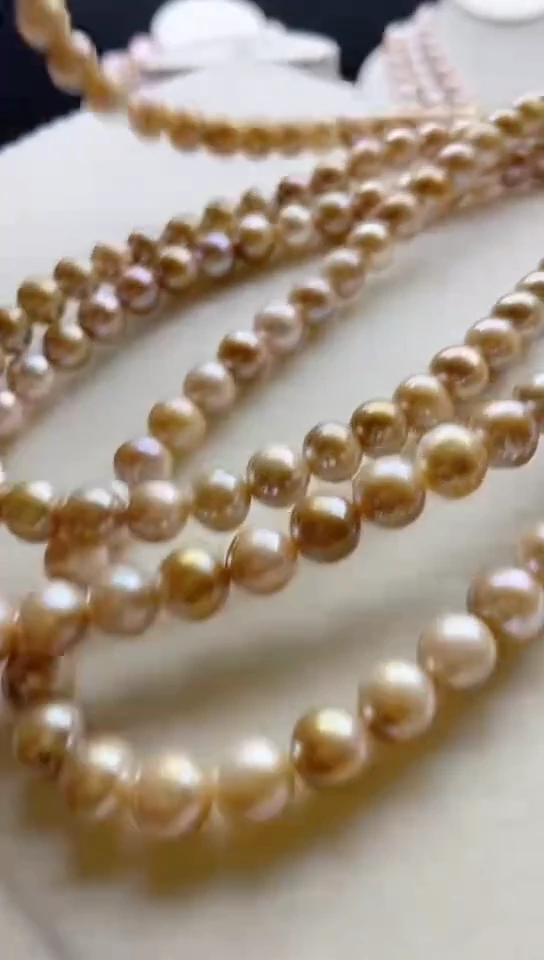 淡水珍珠未镶嵌颈饰1