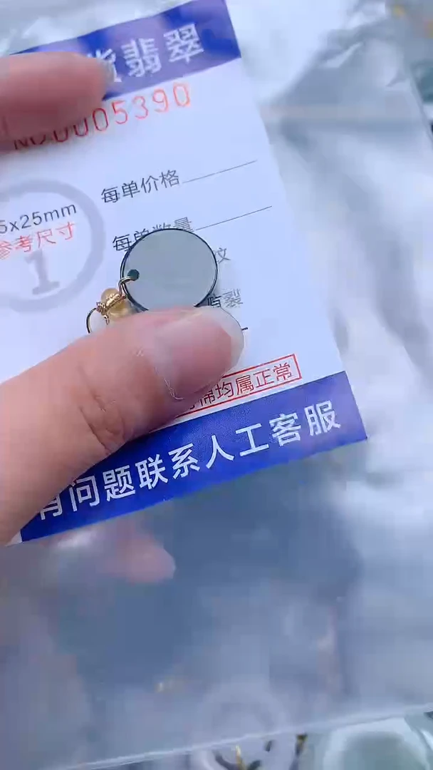 翡翠未镶嵌吊坠(不含链)1